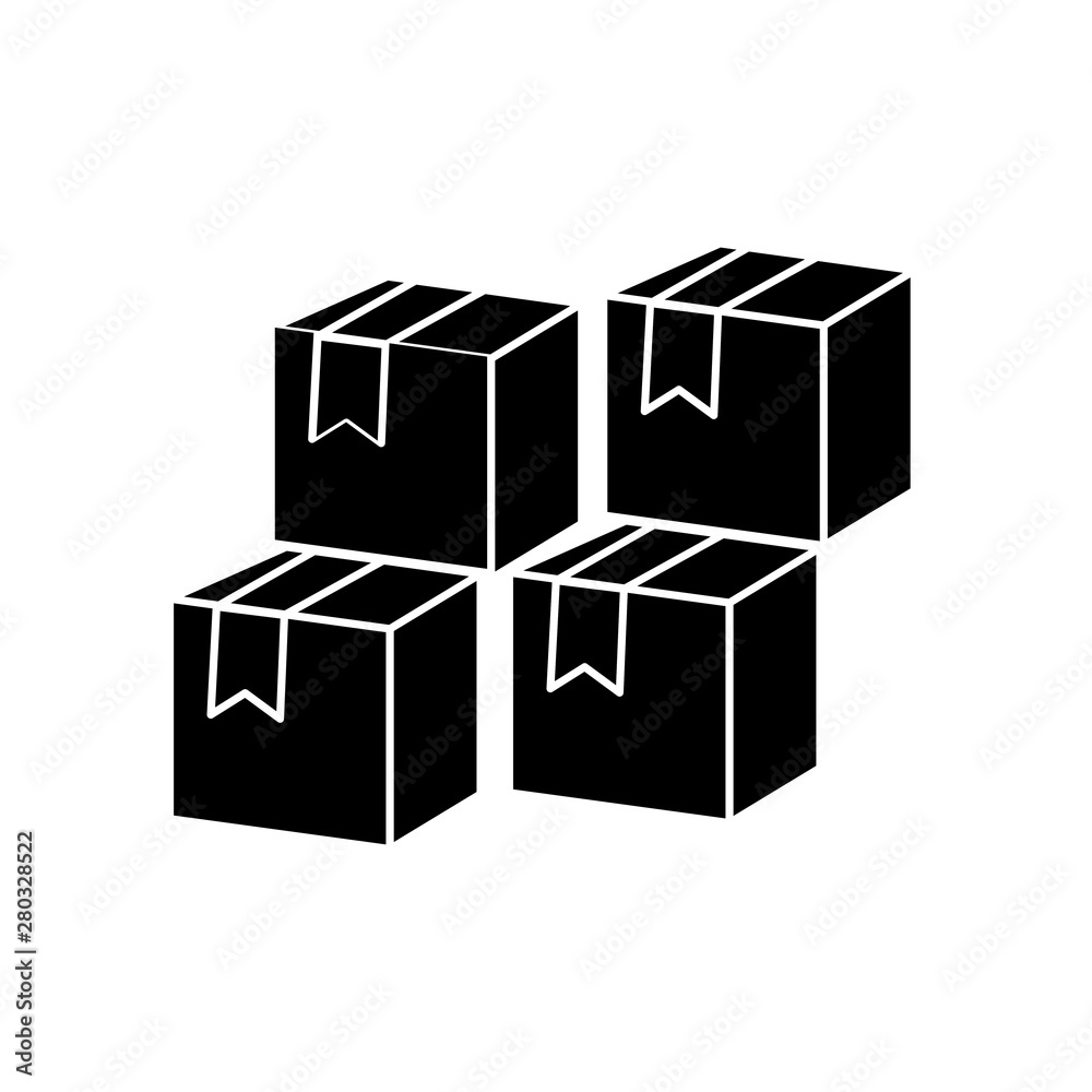 Boxes icon for your project Boxes icon for your project