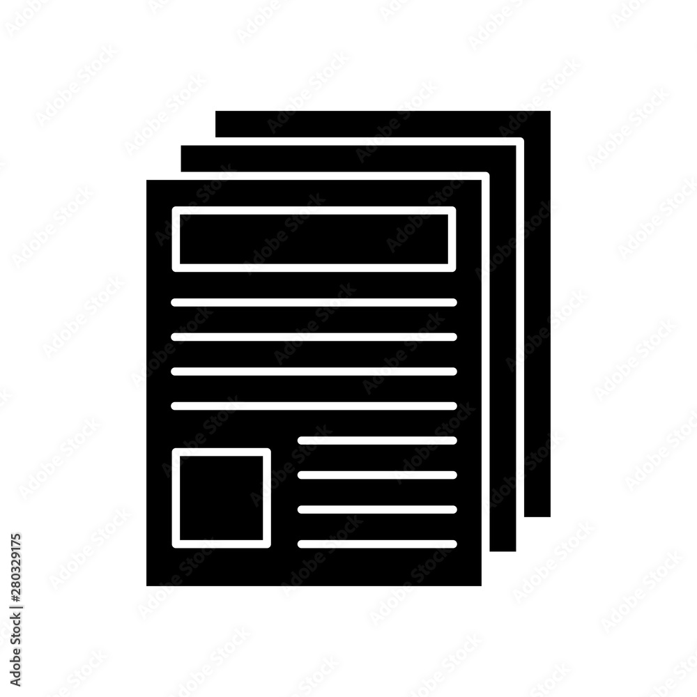 Newspaper icon for your project Newspaper icon for your project