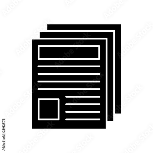 Newspaper icon for your project