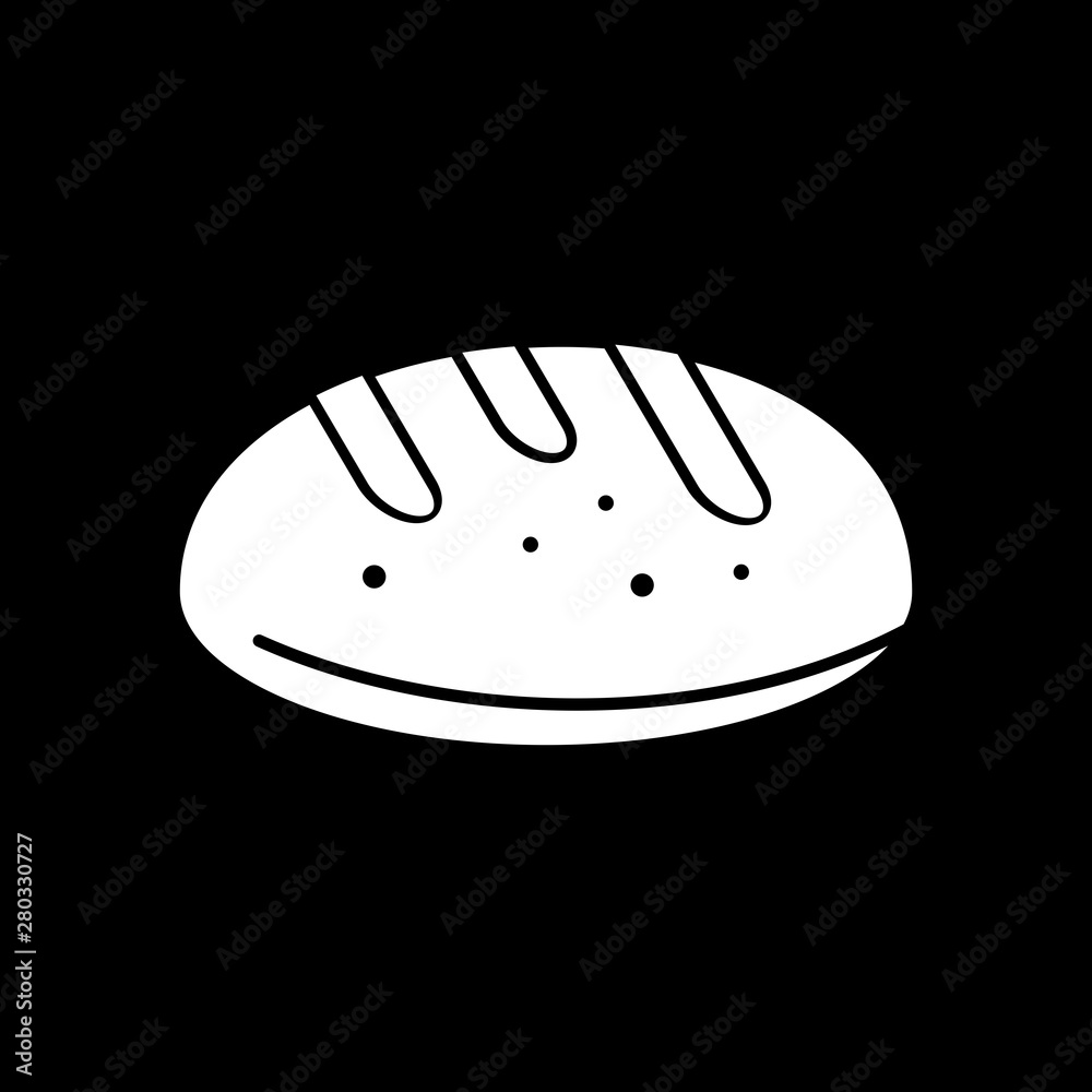 Small Baked Buns icon for your project Small Baked Buns icon for your project