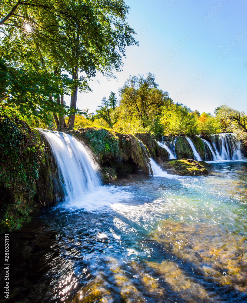 Obraz premium Magnificent river Słuncica