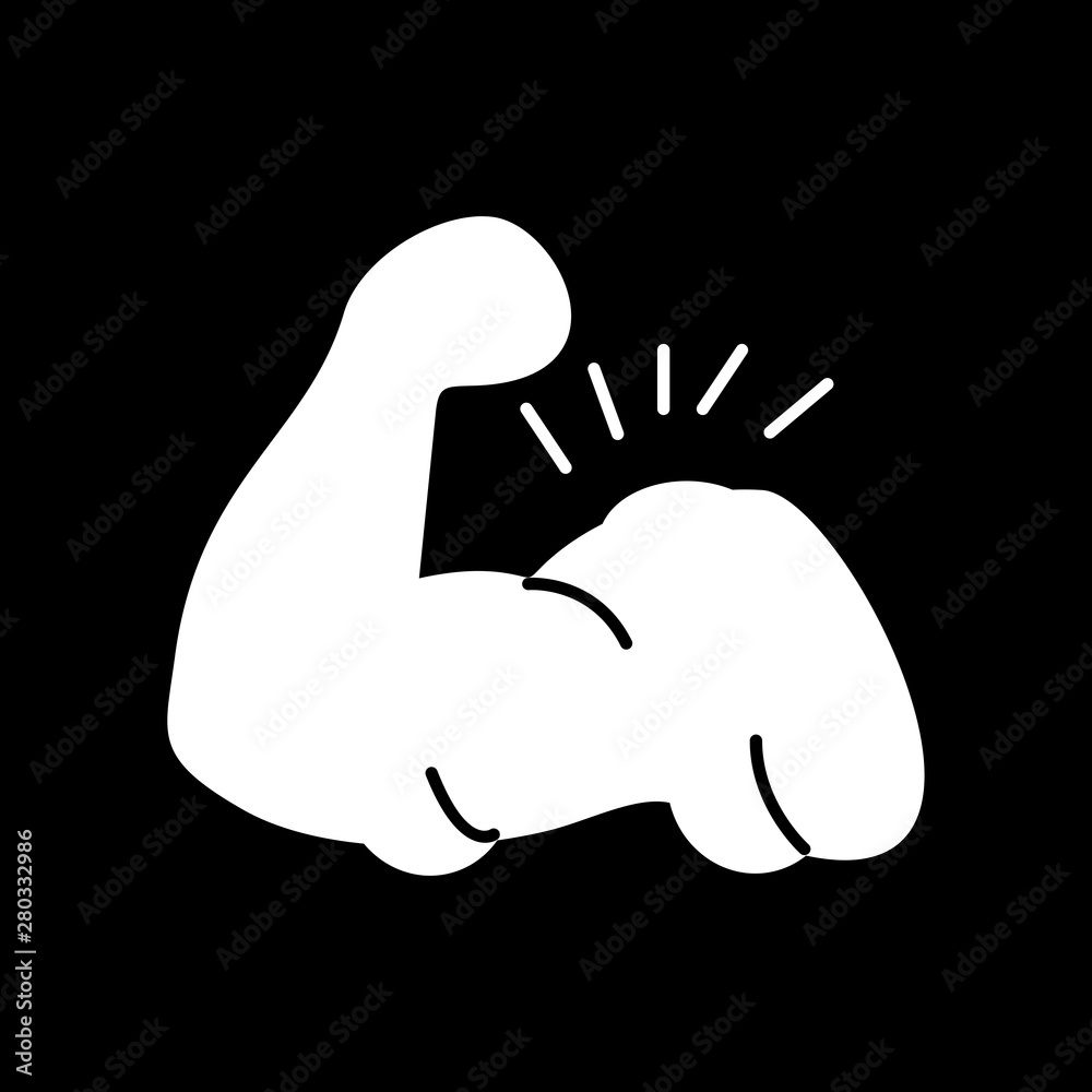 Obraz premium Body builder icon for your project