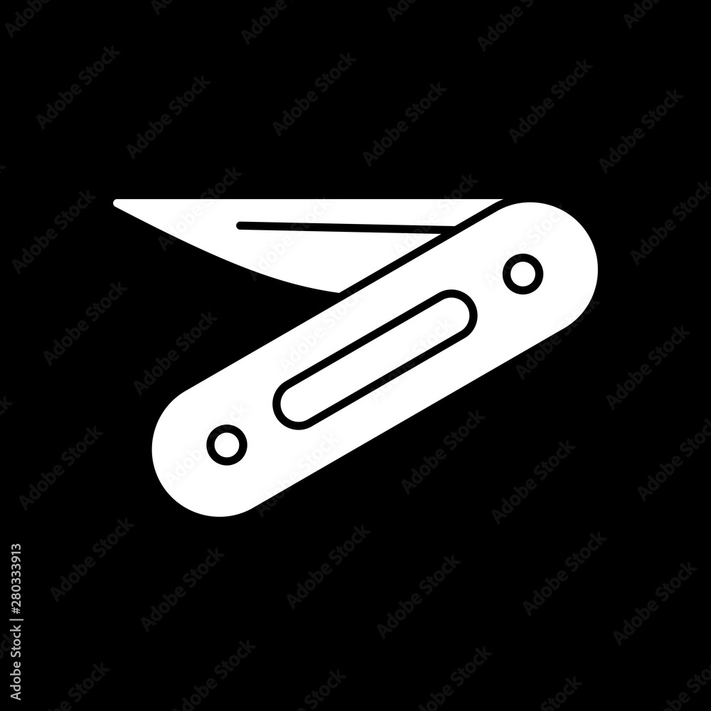 Penknife icon for your project Penknife icon for your project