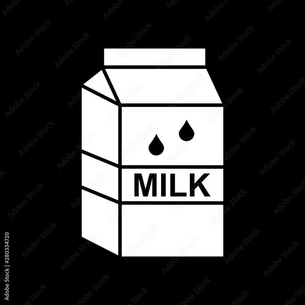 Milk Pack icon for your project Milk Pack icon for your project