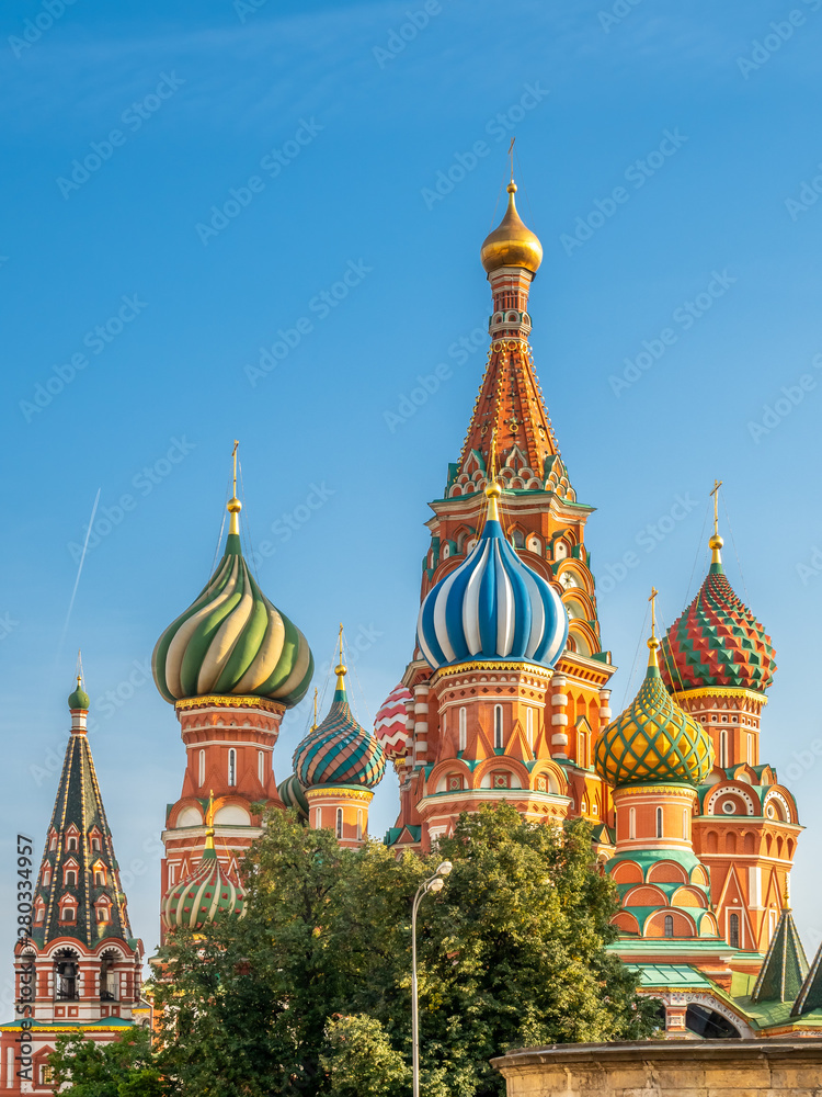 Saint Basil cathedral in Moscow, Russia