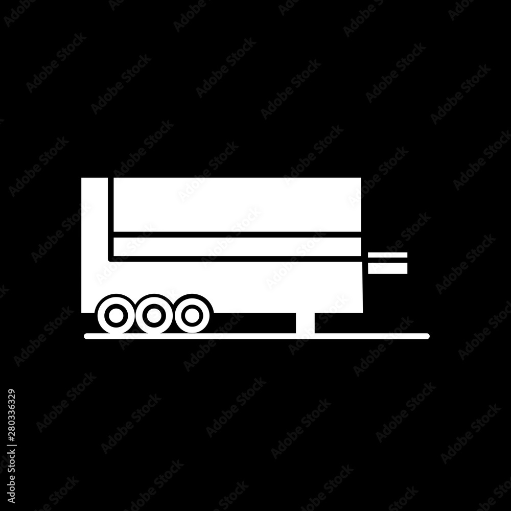 Parked Trucks icon for your project Parked Trucks icon for your project