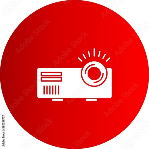 Movie maker icon for your project