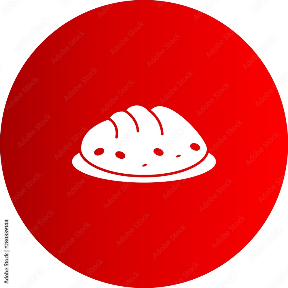 Loaf of Bread icon for your project Loaf of Bread icon for your project