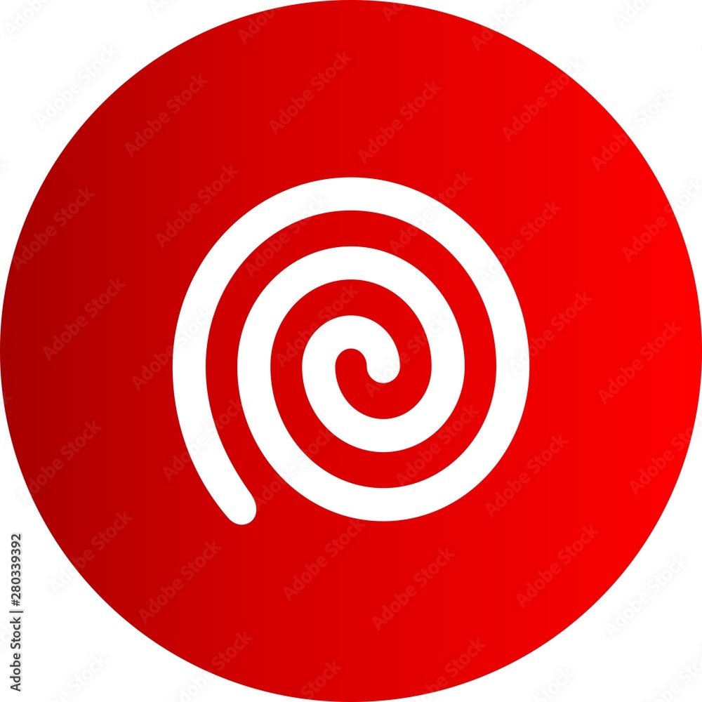 Rolled Bun icon for your project Rolled Bun icon for your project