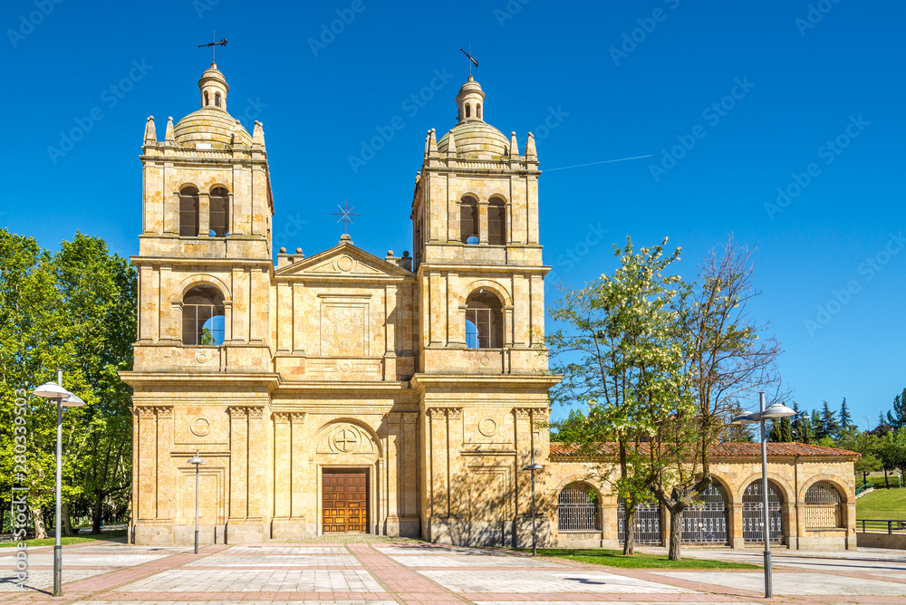 View at the Arrabal church in Salamanca - Spain