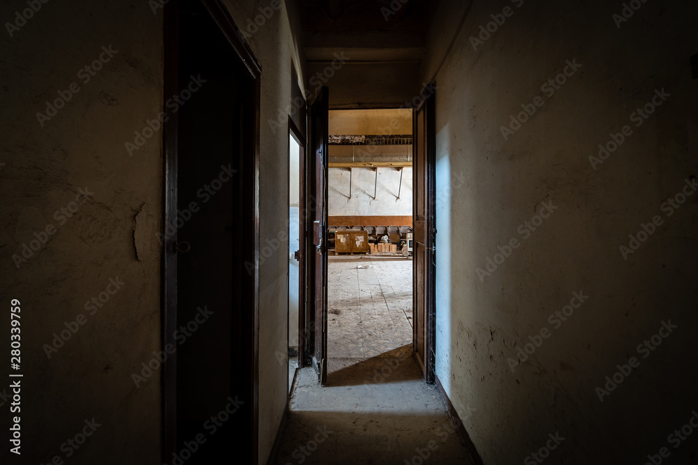 abandoned corridor abandoned corridor