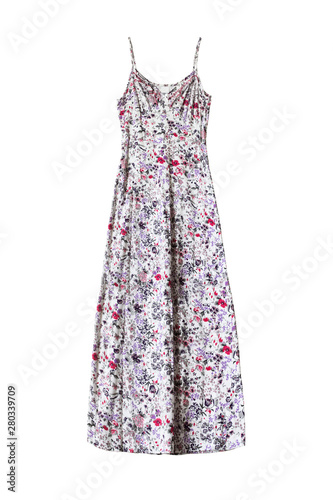 Floral sundress isolated