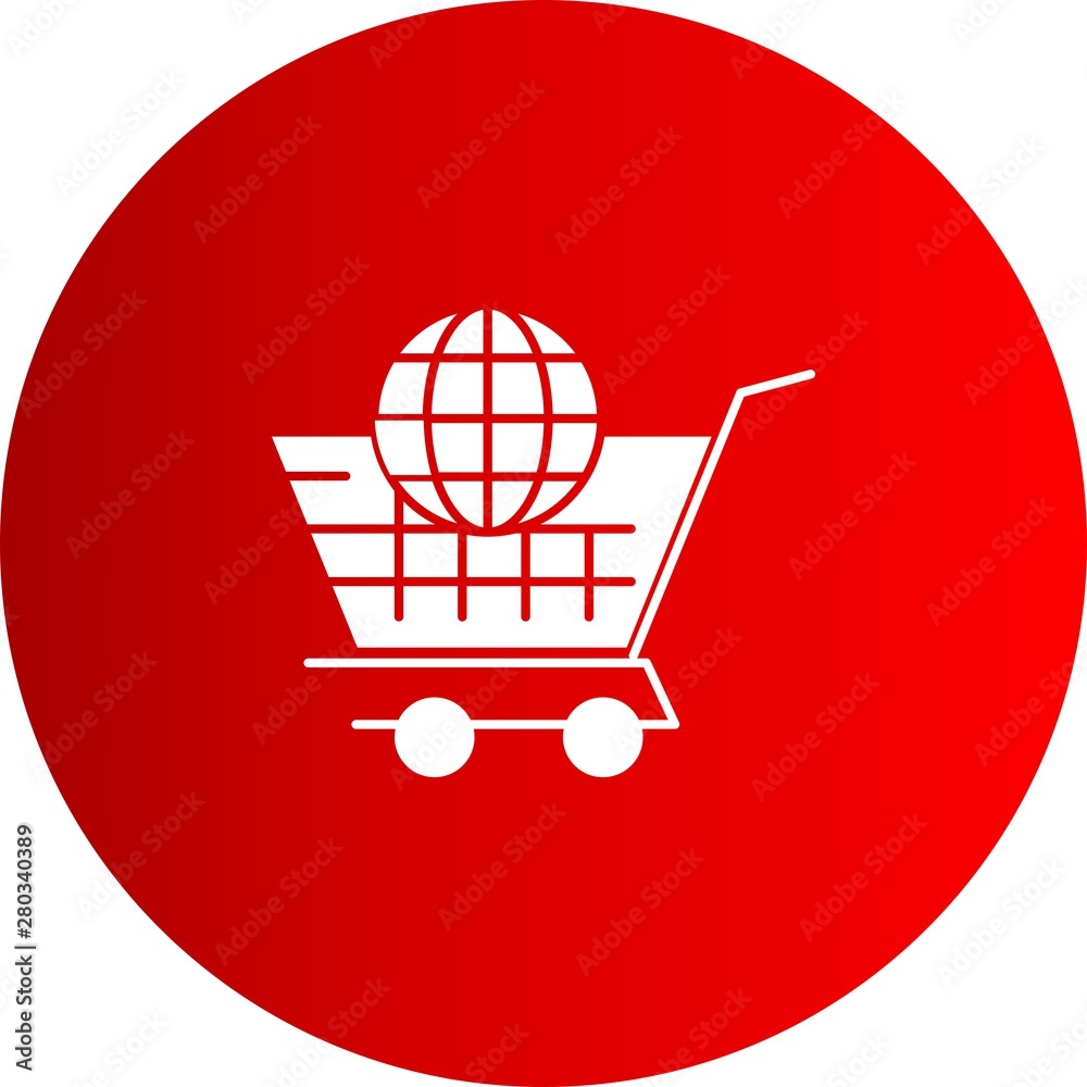World shopping icon for your project World shopping icon for your project