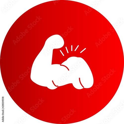 Body builder icon for your project