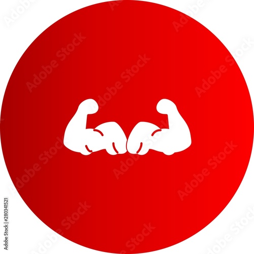 Body builder icon for your project