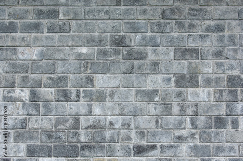 black gray brick wall, brickwork background for design
