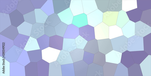 Blue and grey Big Hexagon background illustration.