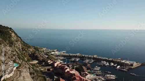 Porto piccolo aerial view