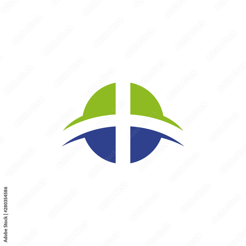 Medical and health care logo design vector template