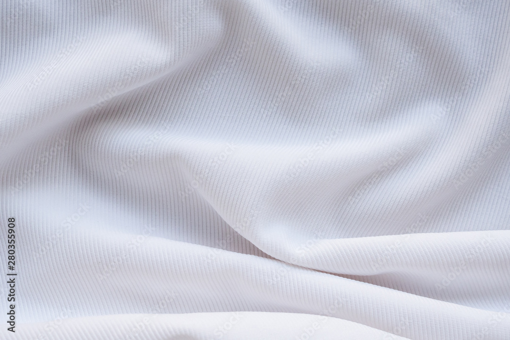 Fototapeta premium White fabric clothing texture background
