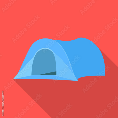 Vector design of tent and camp logo. Collection of tent and dome vector icon for stock.