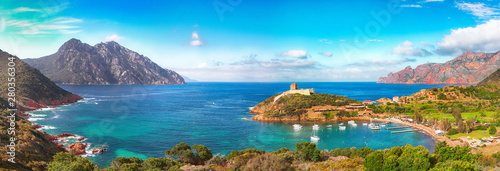 Girolata bay in natural reserve of Scandola photo