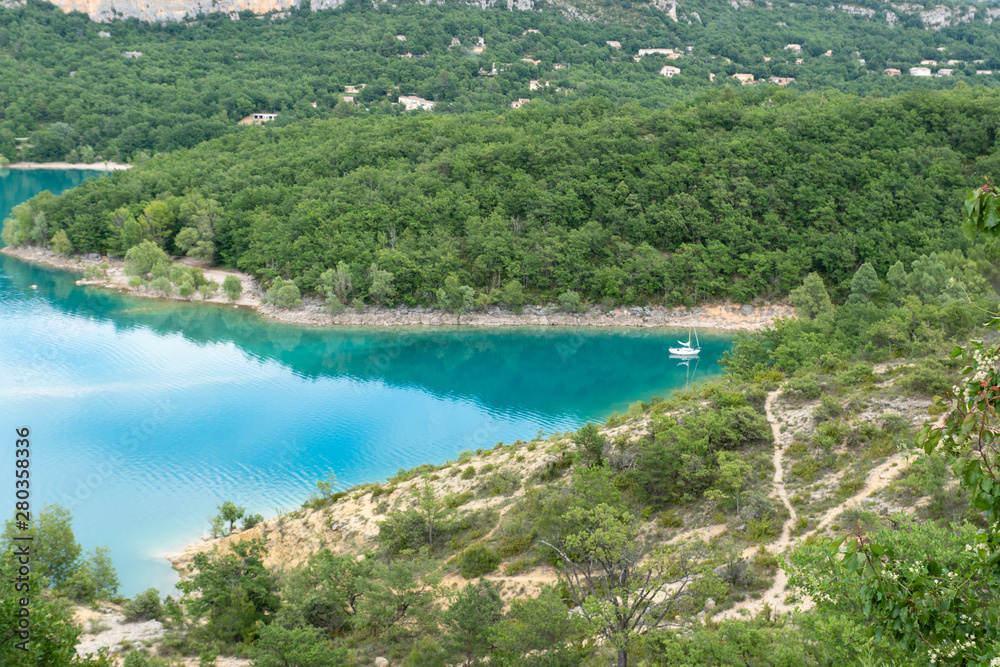 Saint Croix Lake, high Provence, France