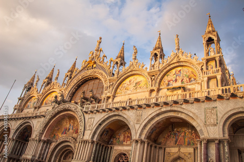 Venice landmark. Basilica di San Marco. Venice St. Mark's Square © dzmitrock87