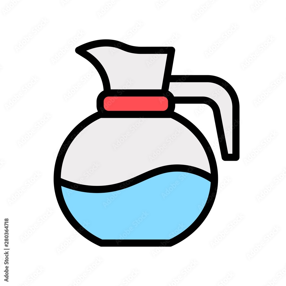 water jug editable stroke icon in filled designing. water jug editable stroke icon in filled designing.