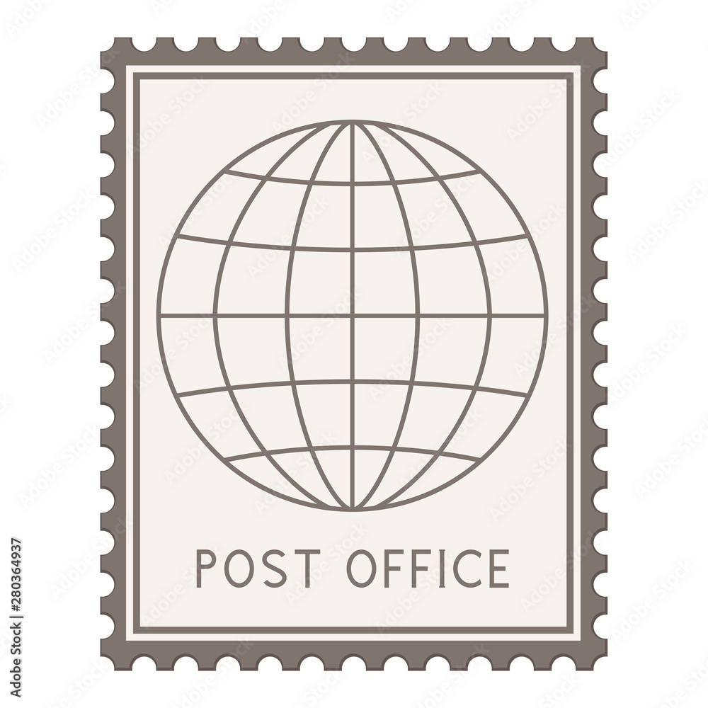 Obraz premium Post office postmark