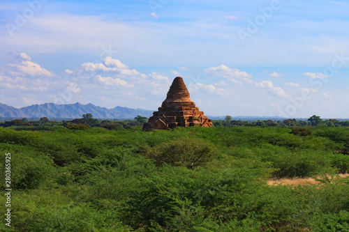 Bagan  Myanmar  a huge collection of buddhist stupas and pagodas and temples.