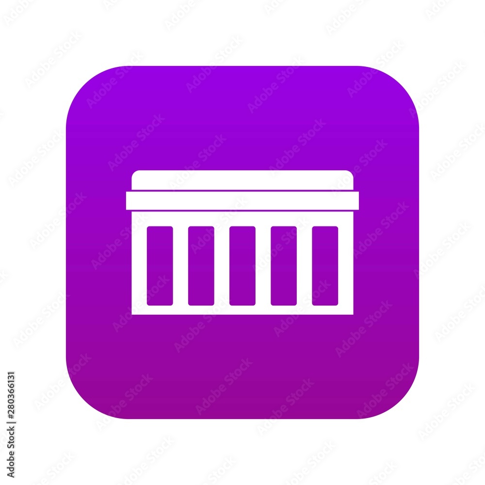 Circuit board, technology icon digital purple for any design isolated on white vector illustration Circuit board, technology icon digital purple for any design isolated on white vector illustration