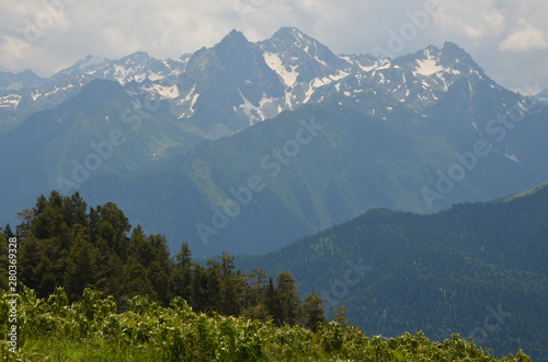 mountain peaks of Arkhyz (горные вершины Архыза)
