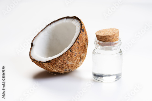 Coconut with hard shell and coconut oil