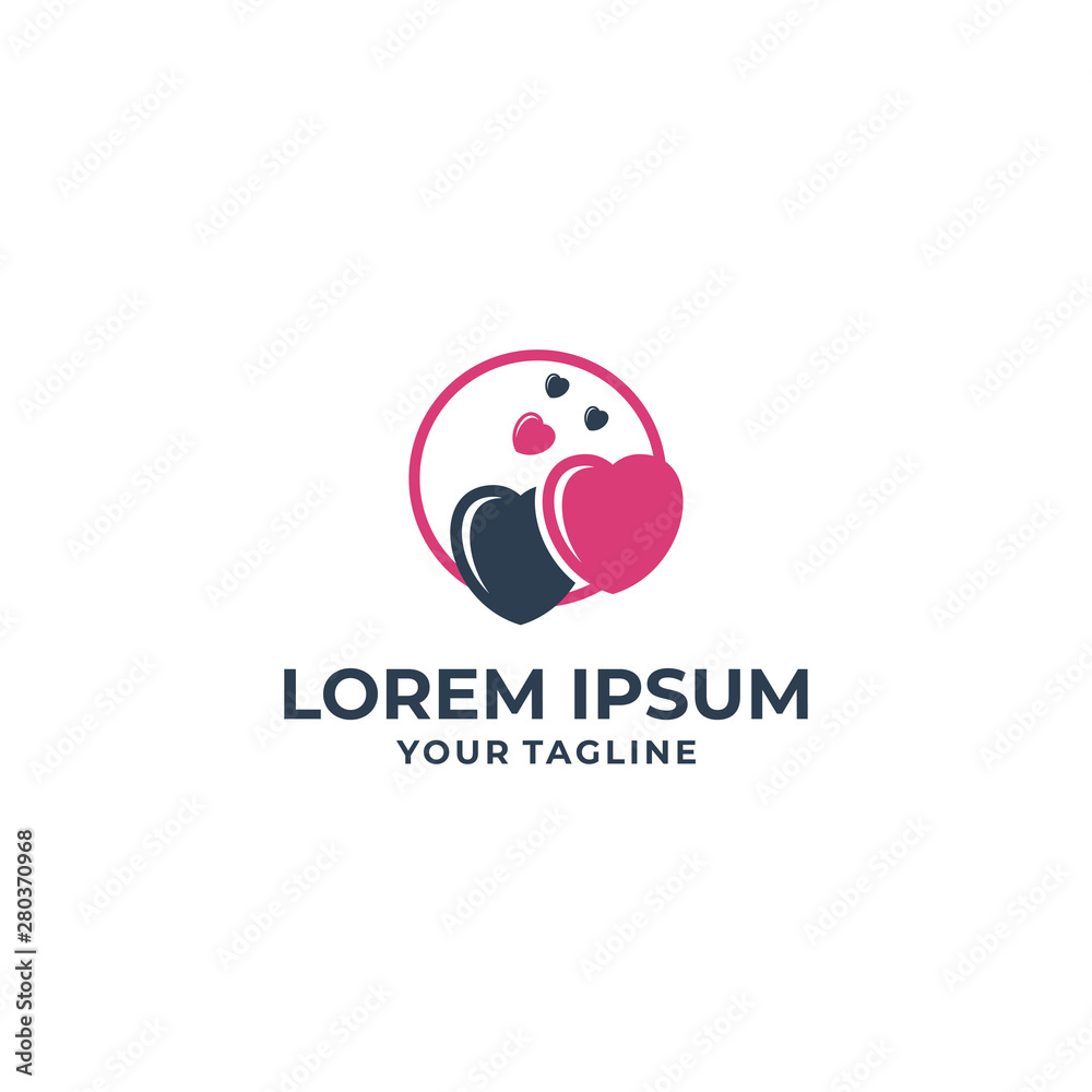 Love icon Template vector illustration design Love icon Template vector illustration design