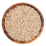 Unpolished brown rice