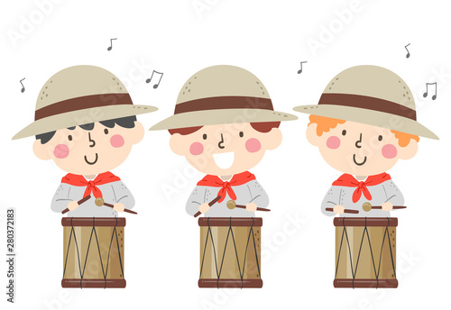 Kids Boys Bongo National Hispanic Heritage
