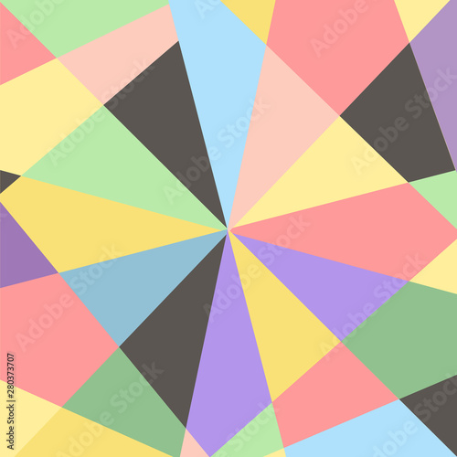pattern with multicolor shapes