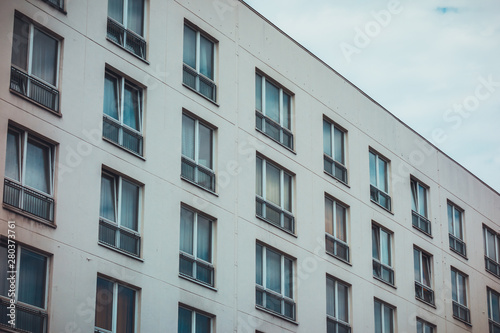 modern facade of office or finance building