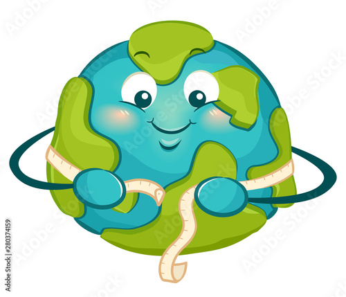 Mascot Earth World Obesity ...