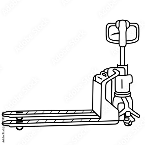 Electric pallet truck