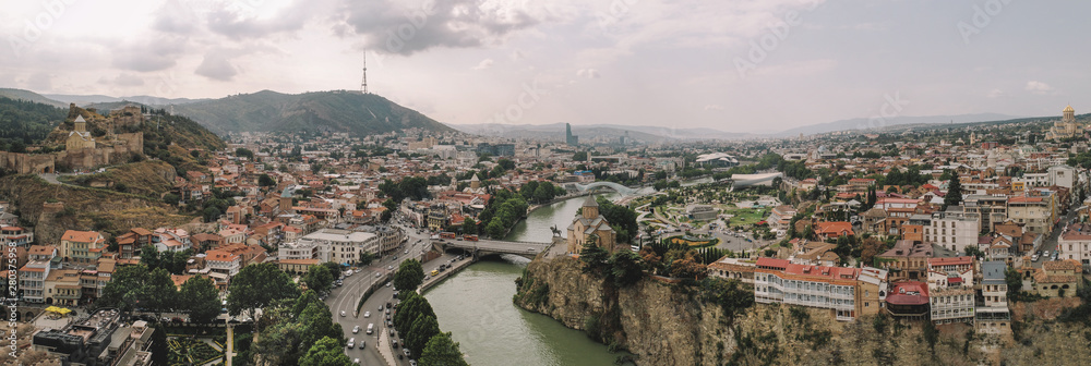 Tbilisi Aerial view Panorama