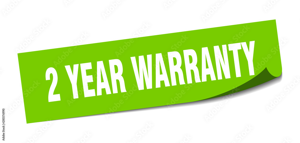 2 year warranty sticker. 2 year warranty square isolated sign. 2 year warranty 2 year warranty sticker. 2 year warranty square isolated sign. 2 year warranty