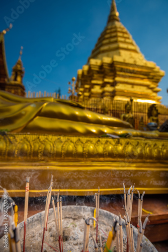 Wat Phrathat Doi Suthep Theravada Buddhist temple Chiang Mai Province