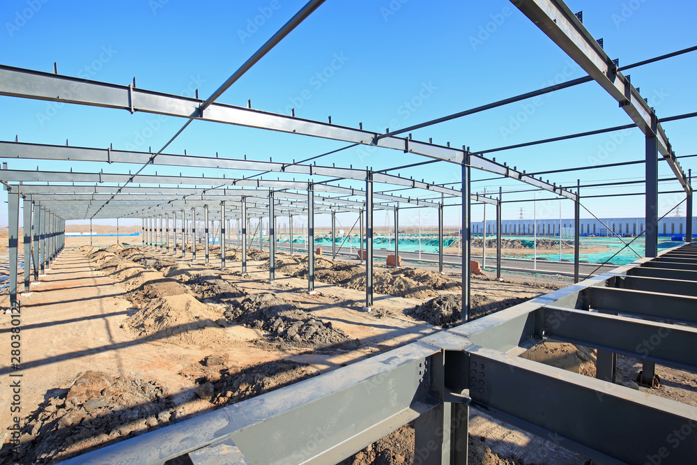 Naklejka premium steel structure