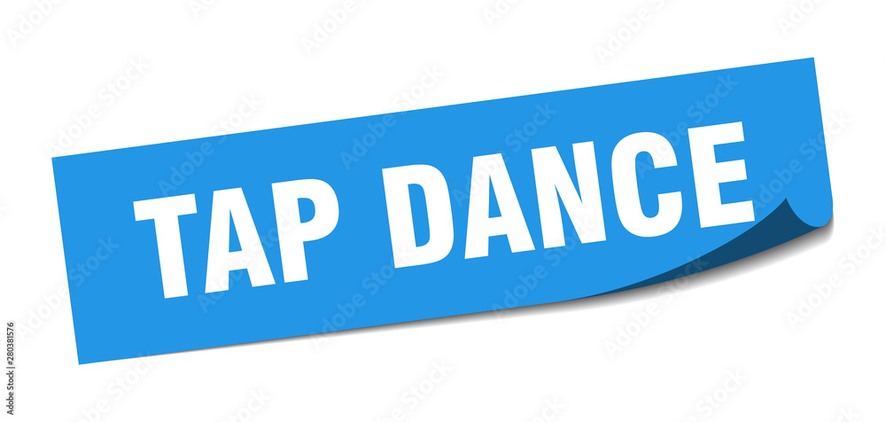 tap dance sticker. tap dance square isolated sign. tap dance tap dance sticker. tap dance square isolated sign. tap dance