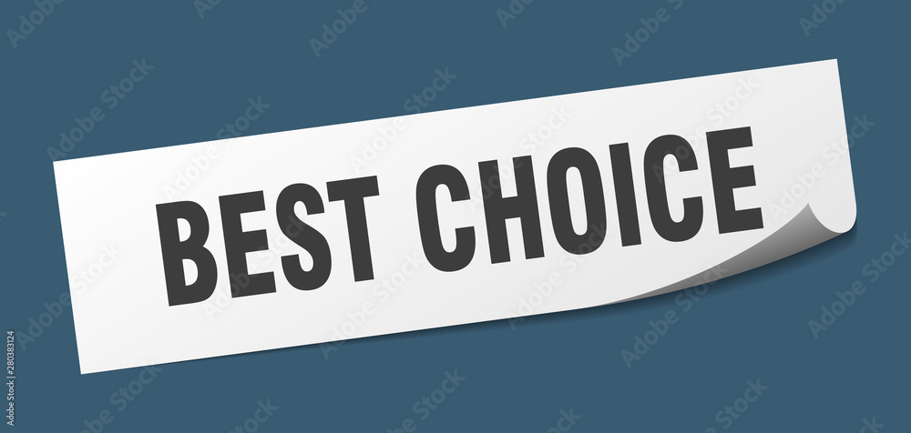 best choice sticker. best choice square isolated sign. best choice