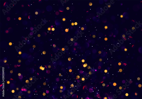 Christmas lights. Background of bright glow bokeh