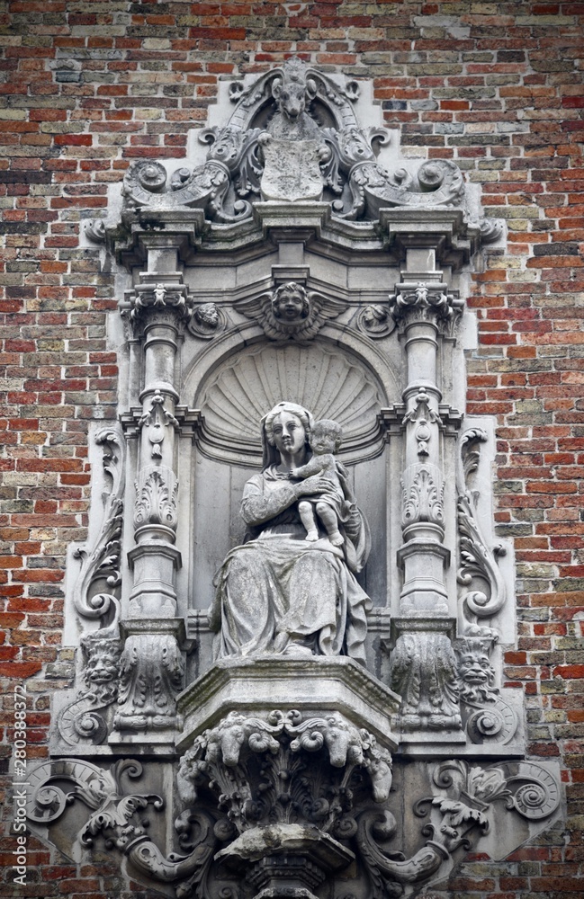 Obraz premium Estatua de Brussels, Bruselas.