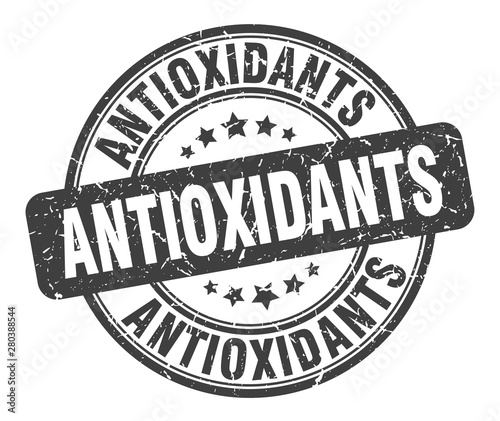 antioxidants stamp. antioxidants round grunge sign. antioxidants